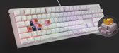 Bol.com GAMING KEYBOARD GENESIS THOR 303 US LAYOUT RGB BACKLIGHT SILENT SWITCH WHITE HOT SWAP aanbieding