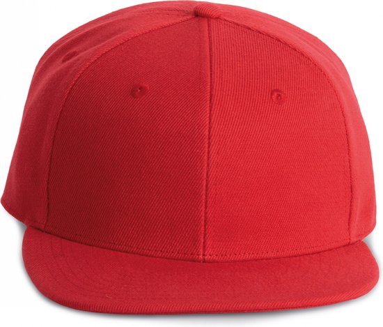 Pet Snapback - 6 panelen - One Size, Rood