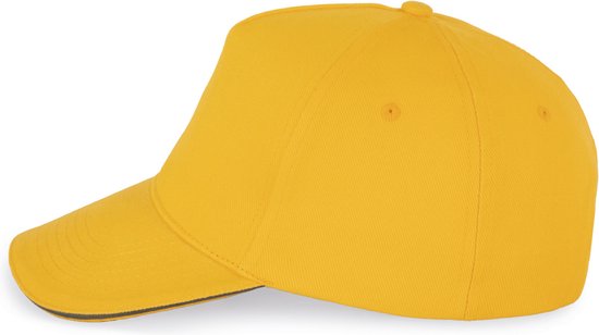 Casquette K-up 5 Panel Yellow / Gris Ardoise - Taille Unique