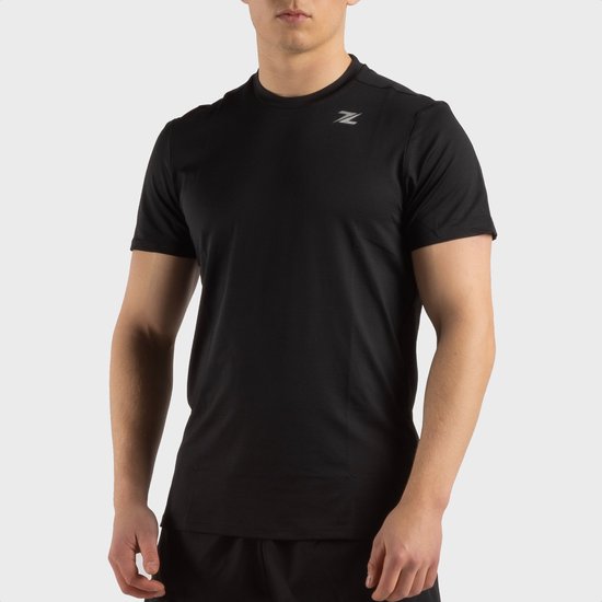 Zeuz T-shirt de Sport Homme - Vêtements de Sport pour Hommes - Vêtements de Fitness - Vêtements pour Garçons pour Fitness, CrossFit & Gym - Noir - Taille M
