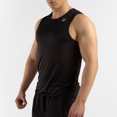 ZEUZ Sport Tanktop Heren - Sportkleding Man - Fitnesskleding - Jongens Kleding voor Fitness, CrossFit & Gym - Zwart - Maat L