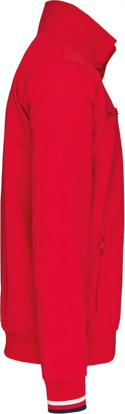 Kariban Herenjas K609 - Red / White / Navy - 4XL