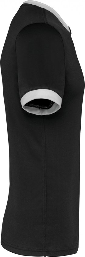 SportT-shirt Unisex XS Proact Ronde hals Korte mouw Black 100% Polyester
