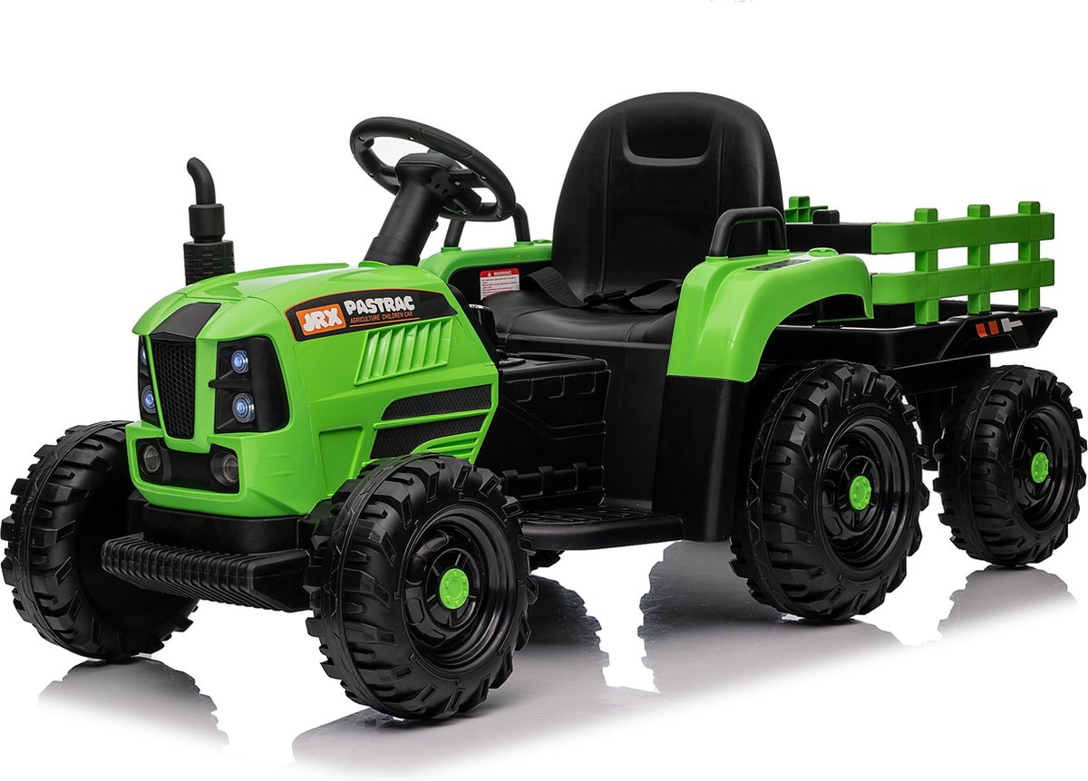 Tracteur électrique 12 V Pour Enfants – Pelleteuse Avec Bras Articulé, Siège Confortable, Lumières LED, Musique – 125 Cm
