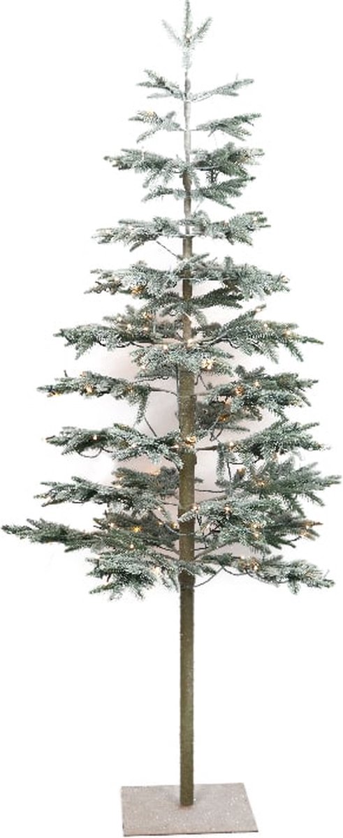 Wintervalley Trees - Kunstkerstboom Gustaf met LED verlichting- 80x180cm - Besneeuwd