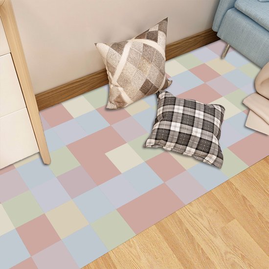 Ulticool Décoration carrelages Autocollant - Aquarelle Douce Pastel - Stickers muraux - 15x15 cm - 15 pièces Autocollants Carrelage Adhésif - Carrelage Autocollant - Sticktiles - Salle de Bain - Cuisine