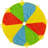 THE TWIDDLERS Grote Regenboog Parachute Speelgoed met 8 Handvatten voor Kinderen en Familie (1,80m) - School en Buitenspelen, Kinderverjaardag, Kinderspelen
