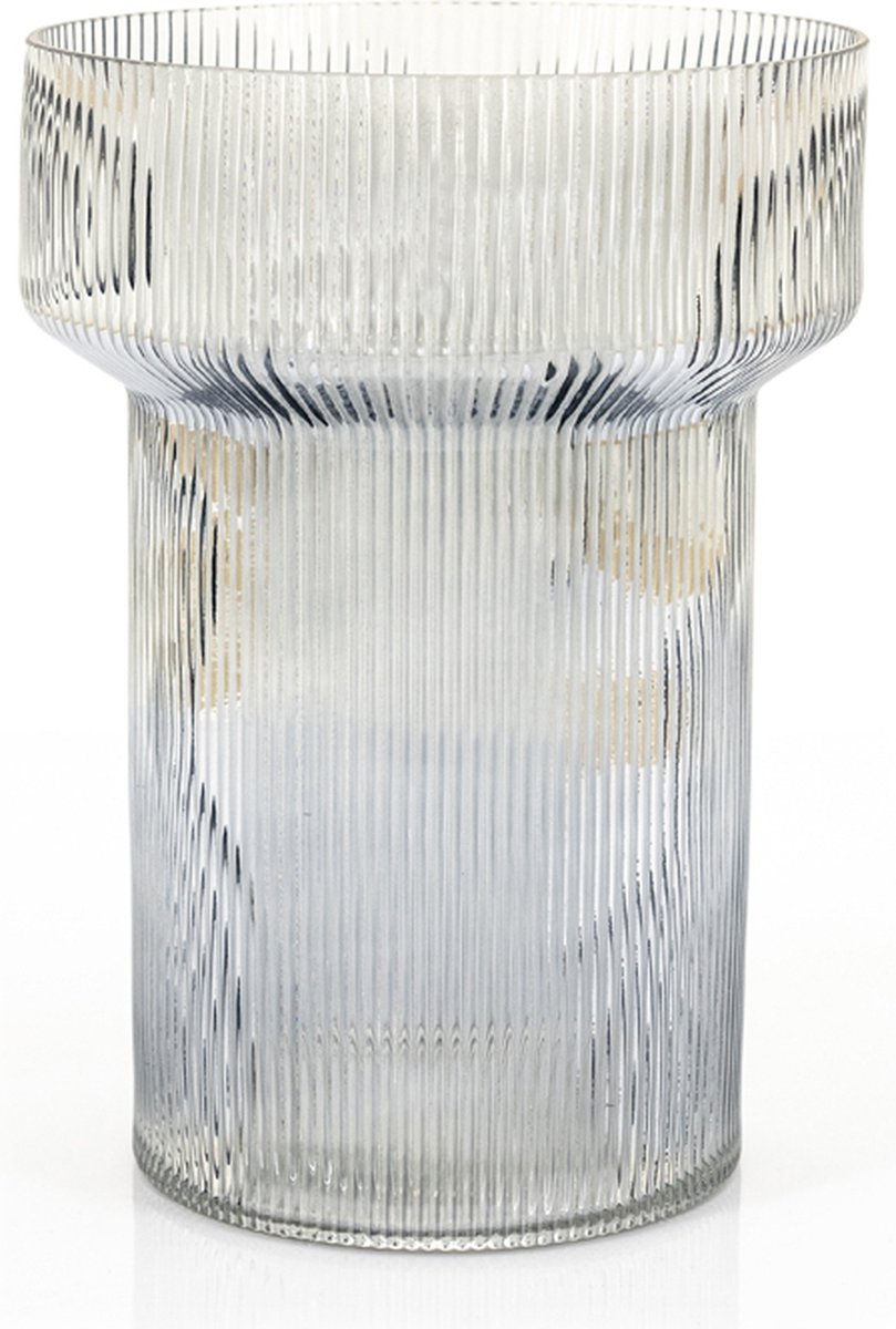 Furnilux Riba Vaas - 21 x 21 x 28,5 cm - Grijs