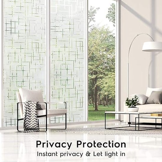 Zindoo Raamfolie, mat, 90 x 120 cm, 2 stuks, bloemenpatroon, anti-uv, statisch, voor slaapkamer, badkamer, woonkamer Zindoo Raamfolie, mat, 90 x 120 cm, 2 stuks, bloemenpatroon, anti-uv, statisch, voor slaapkamer, badkamer, woonkamer