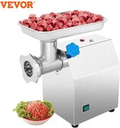 Bol.com Vleesmolen - Gehaktmolen - Snijmachine Elektrisch - Verwerkt 122Kg Per Uur - RVS - 850W - Groenten Vis en Worst aanbieding