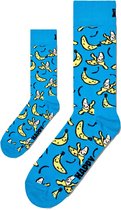 Zo Vader Zo Zoon/Dochter Matching sokken Banana Split | Maat: Vader 41 - 46 | Kind 12 - 24 maanden | blauw-geel