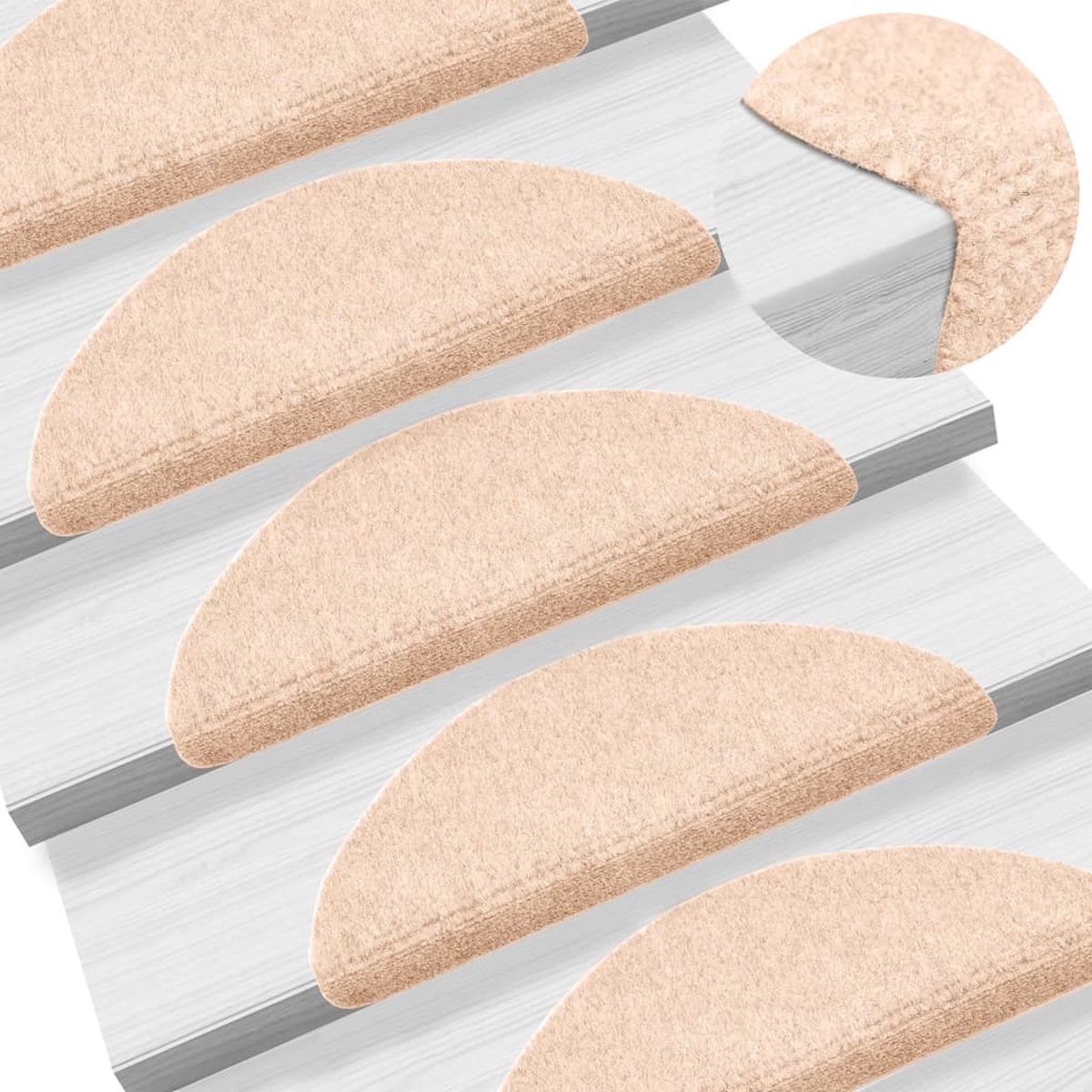 vidaXL Trapmatten zelfklevend 10 st 65x22,5x3,5 cm grijs vidaXL Trapmatten zelfklevend 10 st 65x22,5x3,5 cm grijs