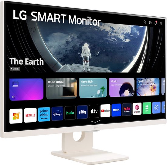 LG MyView Smart 27SR50F-W - Full HD IPS 60Hz Smart Monitor - 27 Inch - Wit - LG