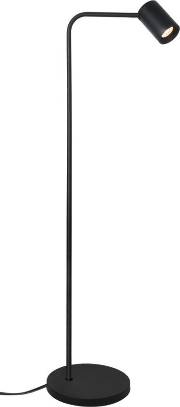 Artdelight - Vloerlamp Megano 1 lichts H 135 cm zwart