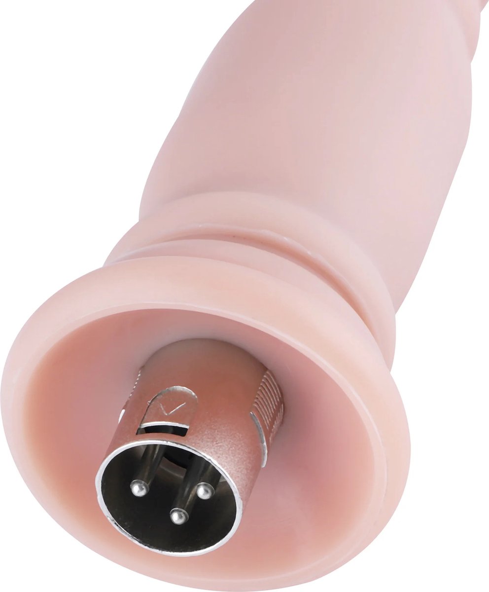 Goedkoopste Anaal Dildo 3XLR voor Auxfun Basic Sex Machine Beige 20 cm