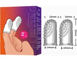 Vinger sleeve Siliconen 2-pack NR7