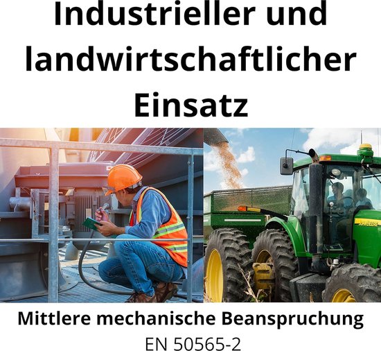 Lapp 1120269, Ölflex Classic, 110 meter, 0,6/1kV, pvc-stuurleiding 4 x 1 mm² met beschermgeleider, buiten, vlamvertragend, kabel 4-aderig, aansluitkabel 4G1,0, zwart, aansluitkabel 4G1,0, 10 meter