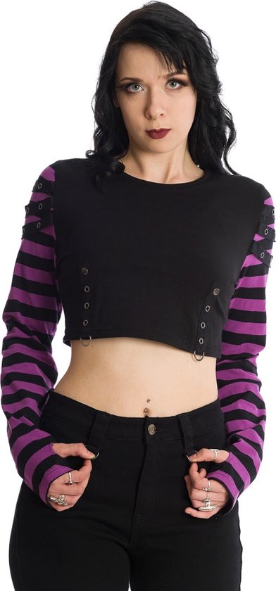 Banned - Crop top LYCORIS - 2XL - Violet