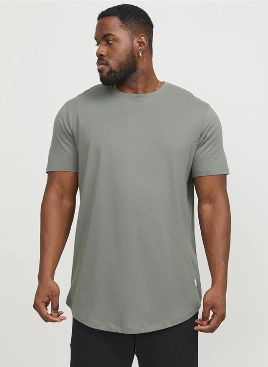 Jack & Jones grote maat heren T-shirt - ronde hals - HR12184933 - Groen