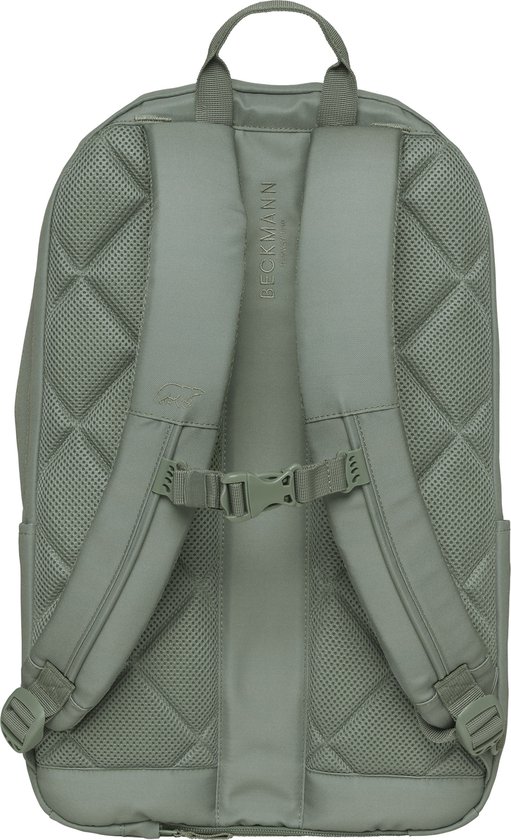Zaino Beckmann City Max 34L Nero - Sostenibile, Idrorepellente, Con Copertura Pioggia, Per Laptop 16"