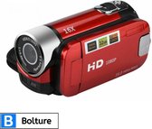 Caméra vidéo Bolture - Handycam - Caméscope - Caméra vidéo - Caméra Vlog - Caméra film - Zoom 16x - 1080P - HD