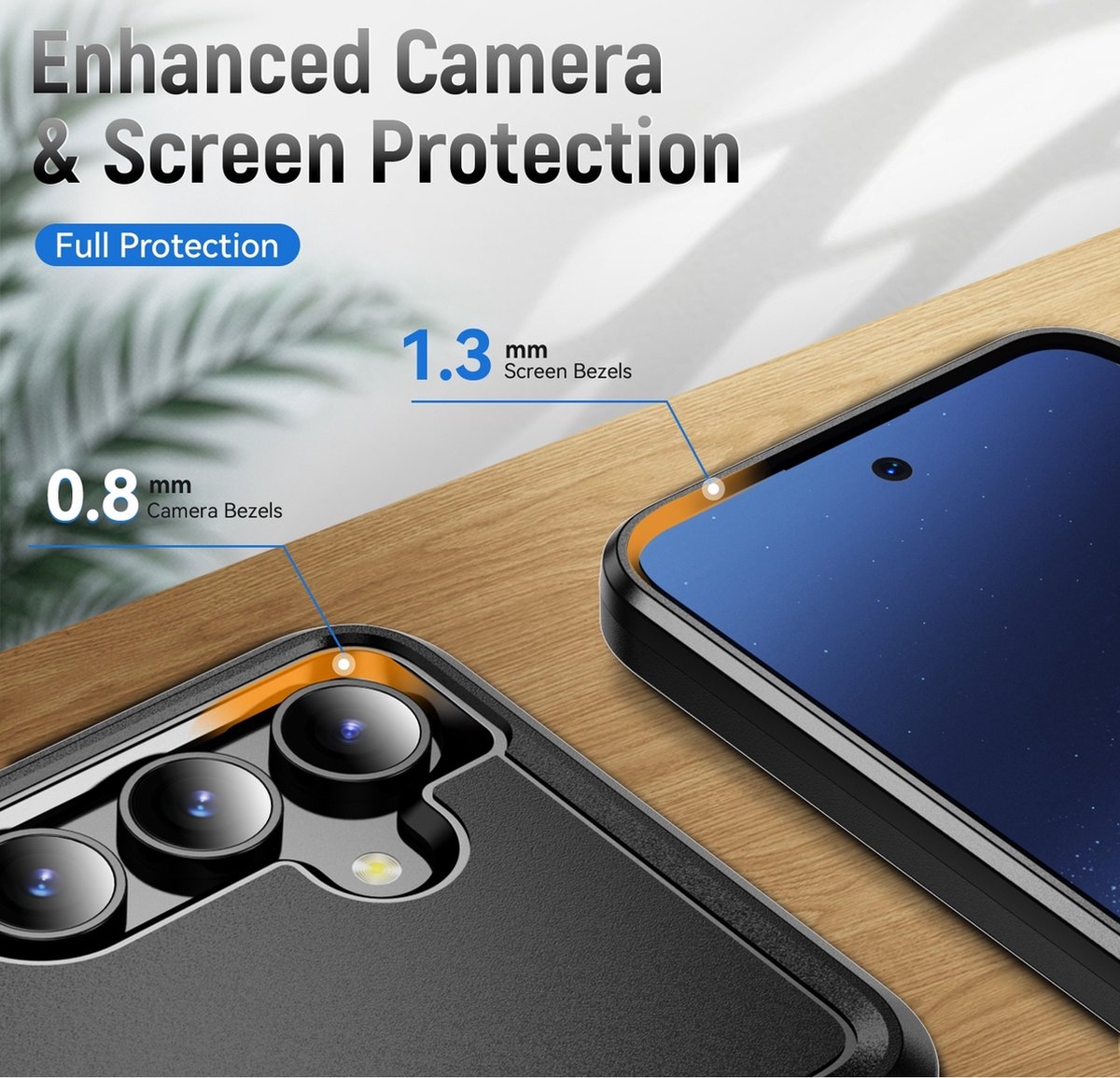 Mobigear Hoesje geschikt voor Samsung Galaxy S24 Telefoonhoesje Hardcase | Mobigear Heavy Armor Backcover Shockproof | Schokbestendig Galaxy S24 Telefoonhoesje | Anti Shock Proof - Zwart