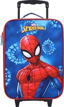 Spiderman reiskoffer voor kinderen - blauw - 32 x 11 x 42 cm - trolley