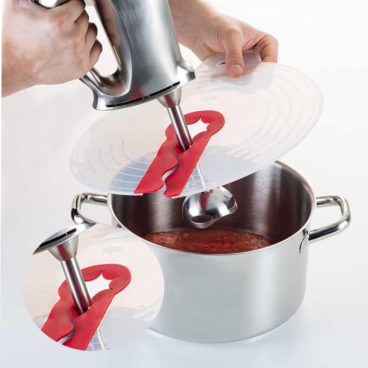 3 Pagen® universal Spritzschutz für Rührschüsseln- Schutz vor Spritzern