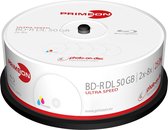 Primeon 2761319 Blu-ray BD-R DL disc 50 GB 25 stuk(s) Spindel Bedrukbaar