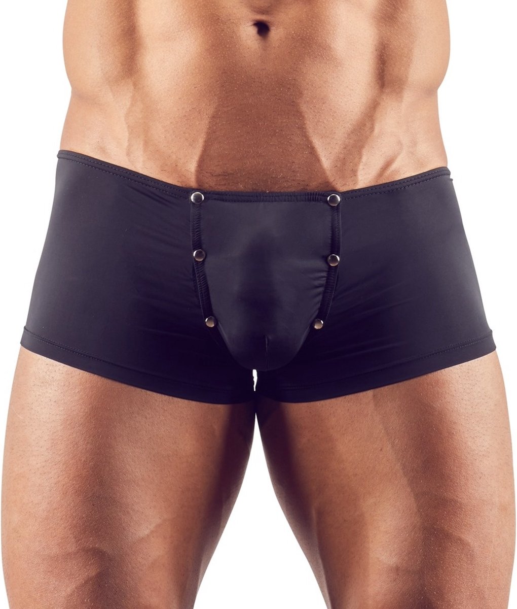 Zwarte Herenshort met Zwelfunctie Maat M