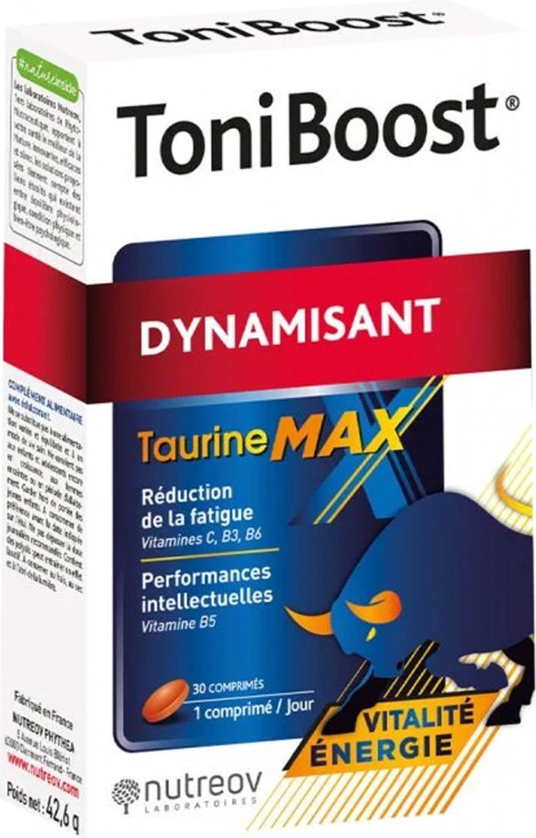 Goedkoopste Nutreov ToniBoost Energie 30 Tabletten