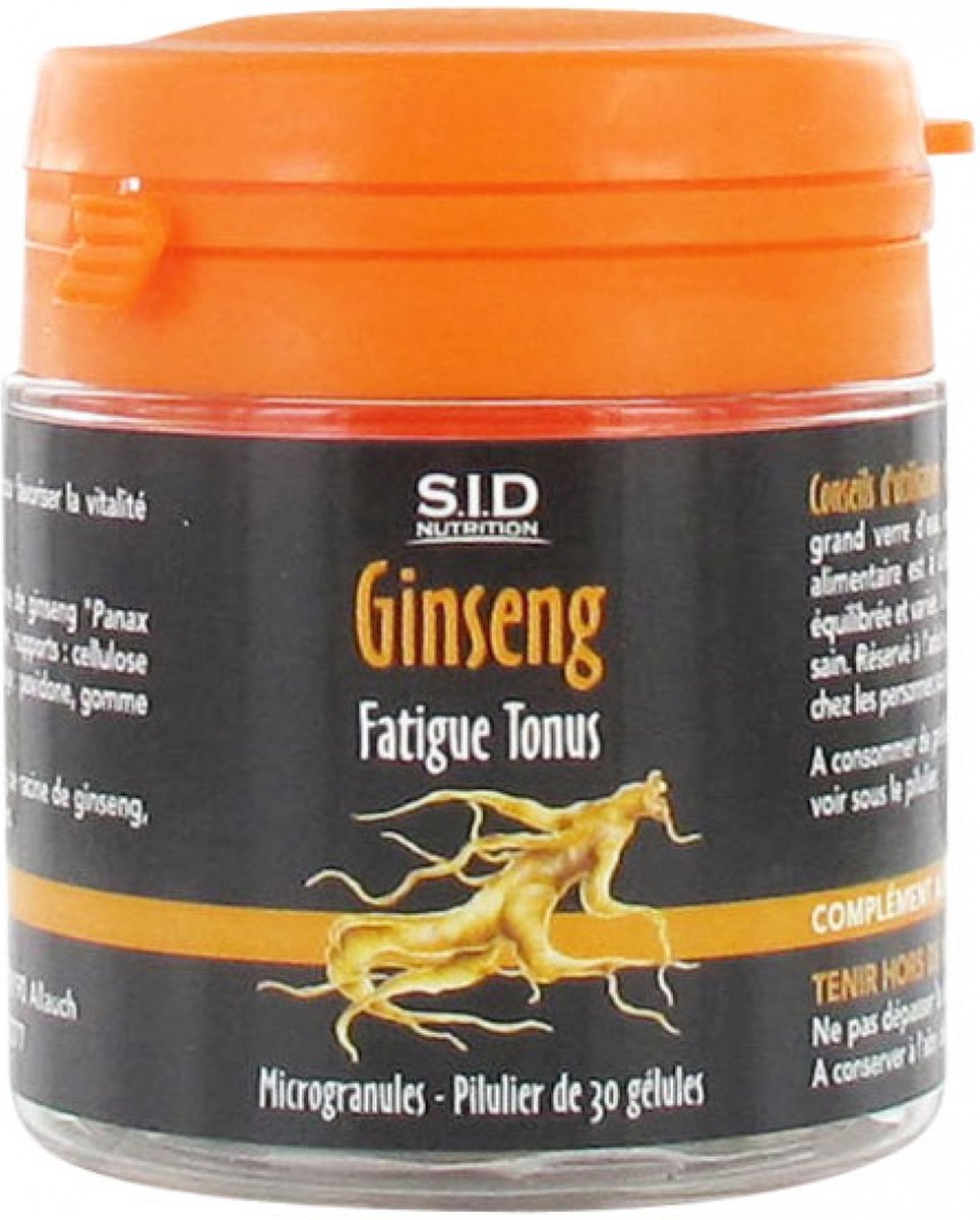 Goedkoopste S.I.D Nutrition Vermoeidheid Tonus Ginseng 30 Capsules