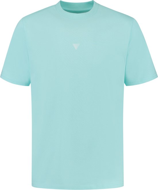 Purewhite - Heren Loose Fit T-shirts Crewneck SS - Aqua - Maat S