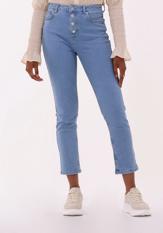 Na-kd Button Up Skinny Jeans Jeans - Blauw