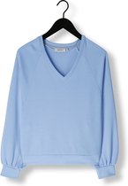MSCH Copenhagen Mschnelina Ima Q Raglan V Sweatshirt Truien & vesten Dames - Sweater - Hoodie - Vest- Blauw - Maat L/XL