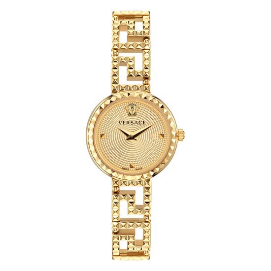 Versace Greca Goddess VE7A00323 Horloge Staal Goudkleurig Ø