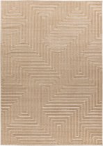 Lalee Viva | Modern Vloerkleed Laagpolig | Beige | Tapijt | Karpet | Nieuwe Collectie 2024 | Hoogwaardige Kwaliteit | 160x230 cm