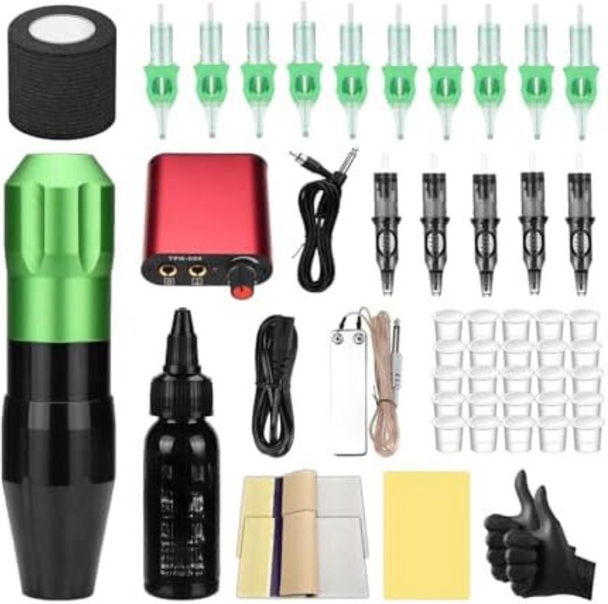 Tattoo Machine - Tattoo Set - Tattoo Machine Beginner Set - Tattoo Machines