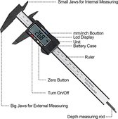 schuifmaat - precision caliper 23.7L x 7.3W centimetres