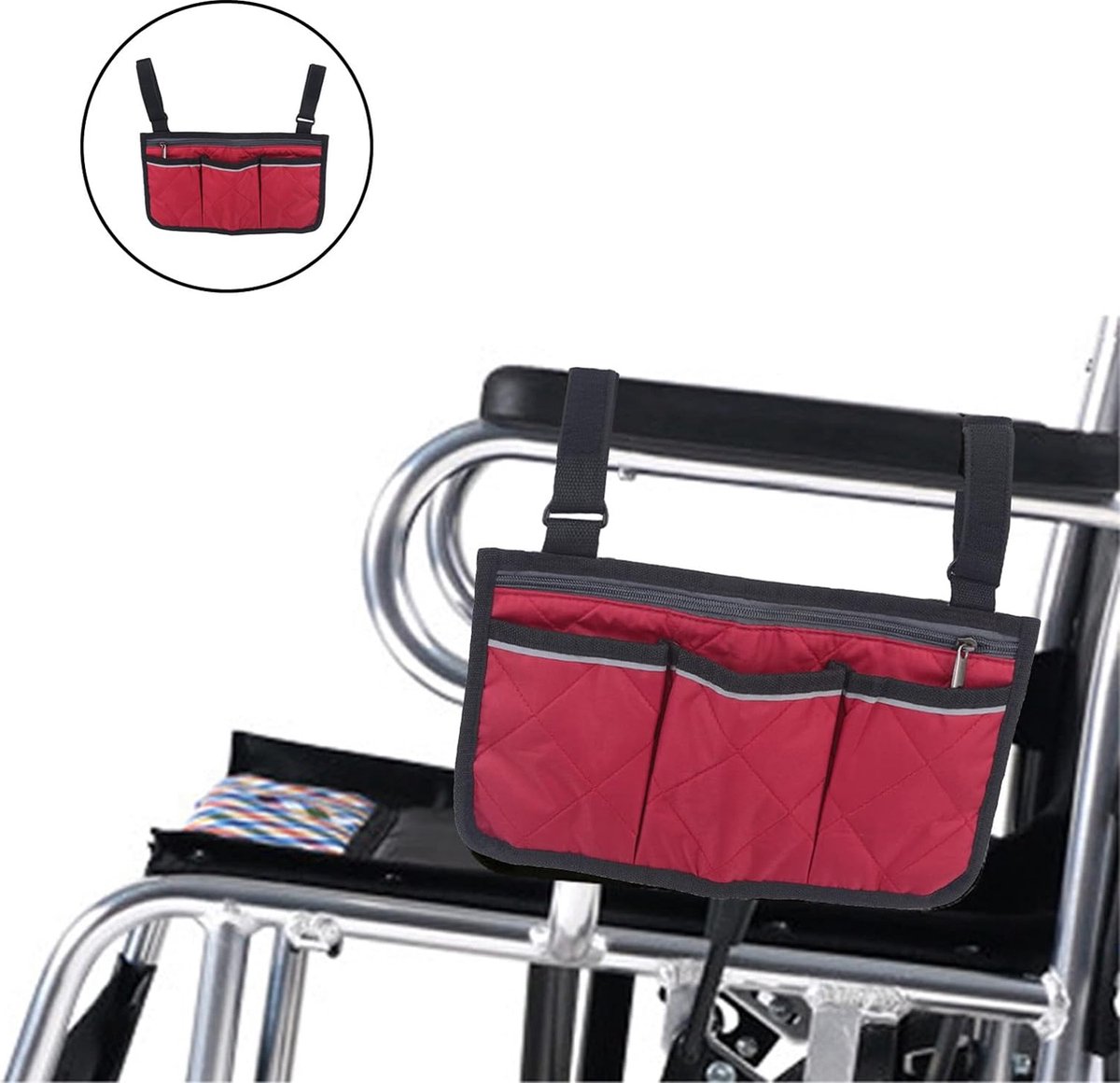 Goedkoopste rolstoel opbergtas - Veilige opbergtas voor rolstoelen, mobiliteitshulp rolstoelaccessoires tas voor ouderen senioren