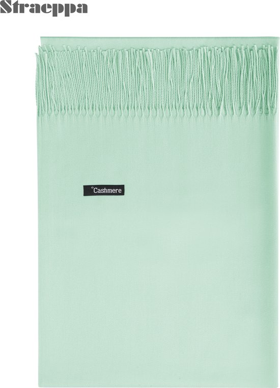 Cashmere - sjaal - mint - groen - Winter - lente - zomer - Shawl - omslagdoek - dames - kado