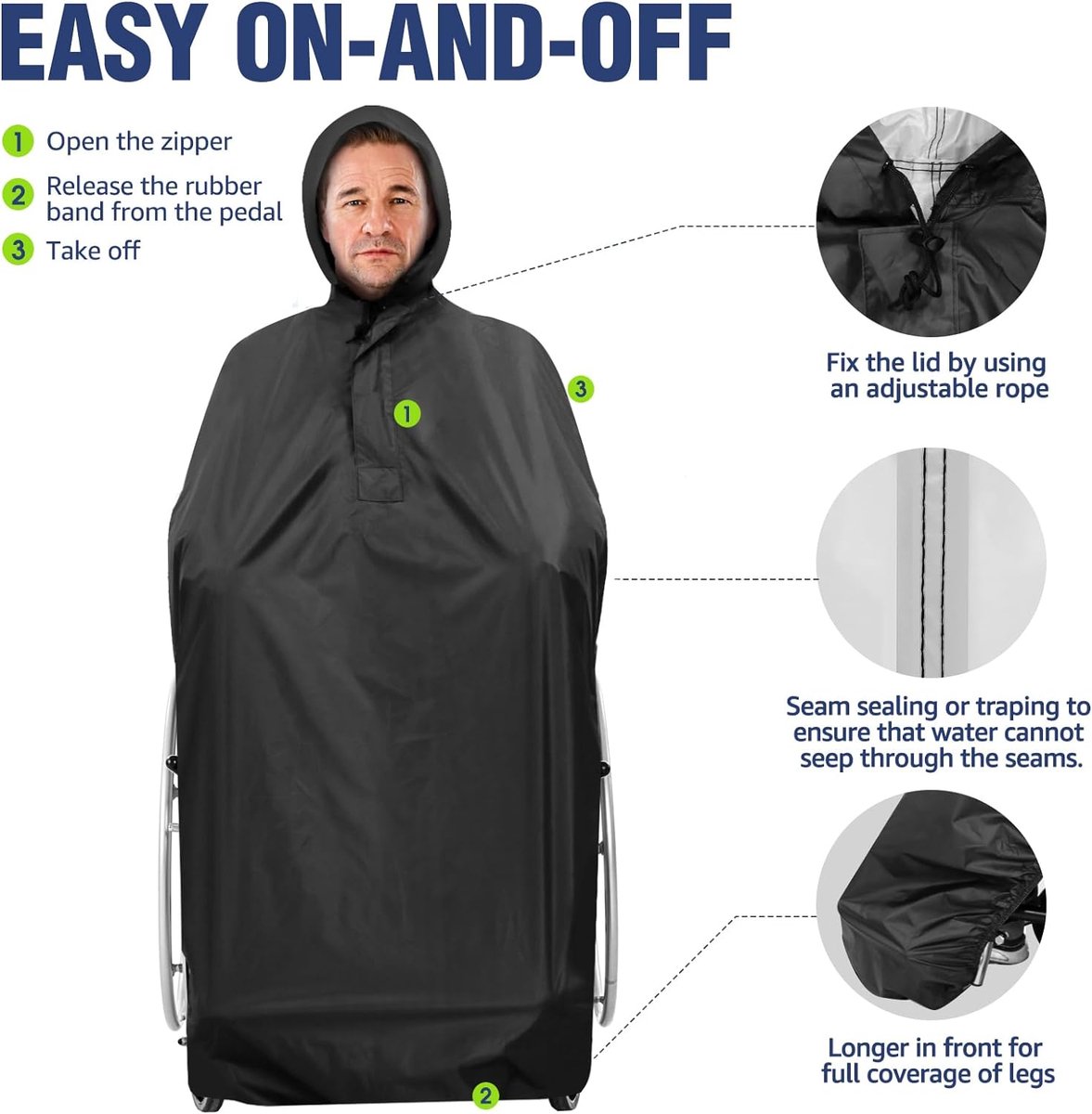 Goedkoopste Rolstoeldeken Voor Warmte En Comfort - rolstoelzak, rolstoel, voetenzak, warm gevoerde instapzak voor rolstoelgebruikers, poncho voor rolstoel