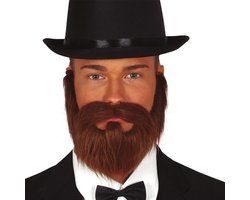 Fiestas Guirca - Baard met snor Bruin