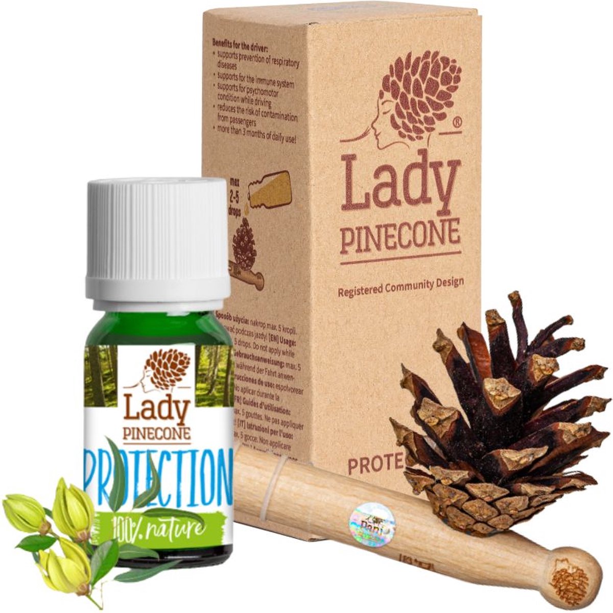 Goedkoopste Etherische Olie tegen Virussen & Schimmels - Auto Aromatherapie - 100 Puur & Natuurlijk - 10ml - Voor Horizontale Roosters