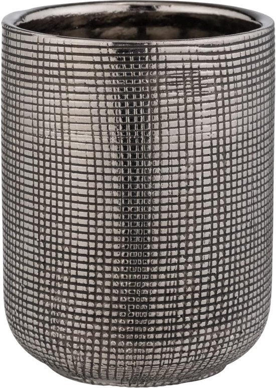 Keuco Edition 11 - Beker met houder, voor tandenborstel en tandpasta, glas/geborsteld brons