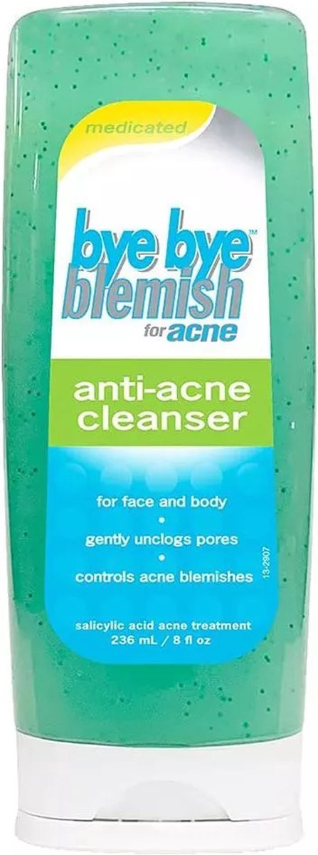 Bye Bye Blemish Gezichtsreiniger Anti Acne Cleanser Menthol - 236 ml - Verlos Je van Acne - Blackhead Remover