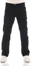 Mustang Heren Jeans Broeken Big Sur regular/straight Fit Zwart Volwassenen Denim Jeansbroek Spijkerbroek heren
