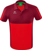 ERIMA Six Wings Polo Rood-Bordeaux Maat L