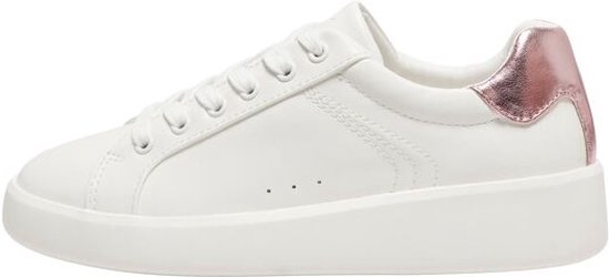 Only Dames Sneaker soul-4 pu sneaker white/Rosegold WIT
