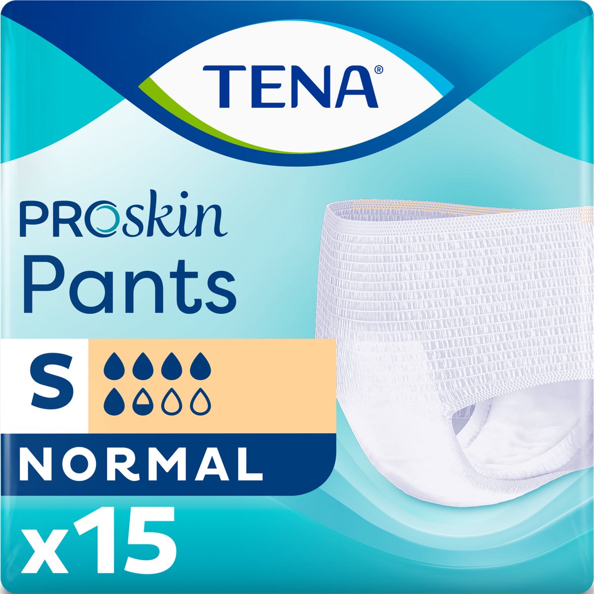 Goedkoopste TENA ProSkin Pants Normal S - Incontinentiebroekjes - 15 stuks - omtrek taille 65 cm tot 85 cm